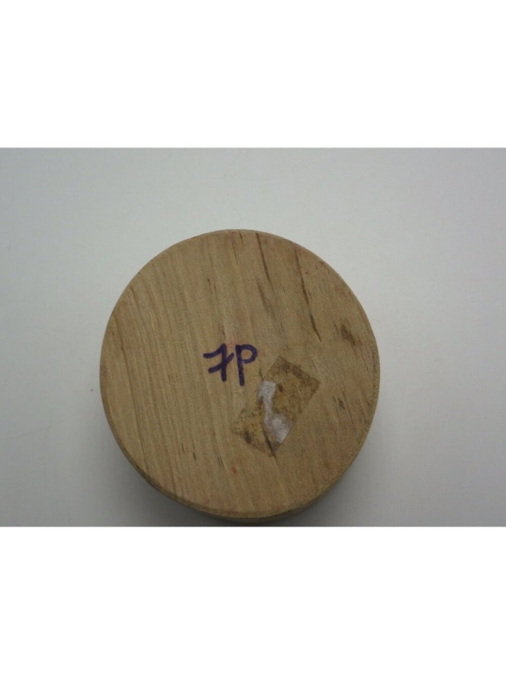 Wooden Longevity Stamp Vintage Hand Carved Chinese Chop Red Natural Wood Finish - Picture 3 of 3